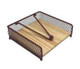 102387 - P LPN W PORTA GUARDANAPO VERMELHO TELA